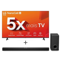 Imagem da oferta Combo Smart TV LG NanoCell NANO80 4K de 86" + Soundbar LG S90TY | LG BR