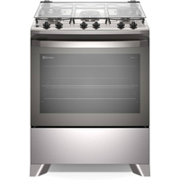 Imagem da oferta Fogão Electrolux 5 bocas Efficient com PerfectCook Cinza FE5IC