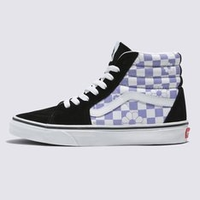 Imagem da oferta Tênis Vans Sk8-Hi Floral Checkerboard Lavender Black