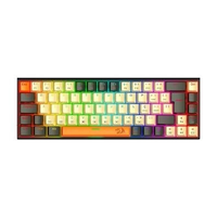 Imagem da oferta Teclado Mecânico Gamer Redragon Ryzer RGB Switch Brown ABNT2 Layout 60% Bege Preto e Laranja - K633CGO-RGB (PT-BROWN)