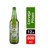 Imagem da oferta Cerveja Heineken Puro Malte Pilsen - 12 Unidades Garrafa 600ml - Cerveja