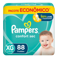 Imagem da oferta Fraldas Descartáveis Pampers Comfort Sec 88 unidades XG