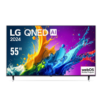 Imagem da oferta Smart TV 55 QNED 4K LG Processador AI a5 4K Ger71 webOS 24 AI Acoustic Tuning Brilho IA HDR10 Pro Wi-fi - 55QNED80T