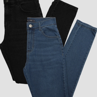 Imagem da oferta Kit Calça Jeans Masculina 2 peças Slim e bolsos multicor | Pool Jeans