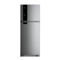 Imagem da oferta Geladeira Brastemp Duplex Frost Free 461 litros A+++ cor Inox com tecnologia Turbo Control e Fresh Box - BRM56FK