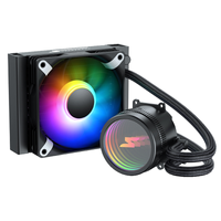 Imagem da oferta Water Cooler SuperFrame ISENGARD ARGB 120mm Intel-AMD Controladora Black SF-W120