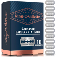 Imagem da oferta Lâminas de Barbear Duplo Fio 10 Cargas KING C. GILLETTE