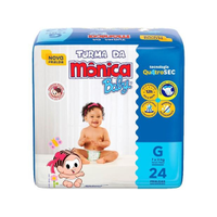 Imagem da oferta Fralda Turma da Mônica Baby Tam G 7 a 11kg - 24 Unidades