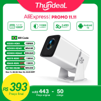 Imagem da oferta ThundeaL 4K Projetor Full HD FHD TD80W Android WiFi 3D Home Theater TD80 Projetor de feixe portátil Reu