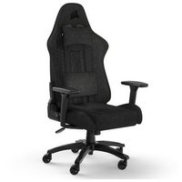 Imagem da oferta Cadeira Gamer Corsair TC100 Relaxed Fabric Até 120Kg Com Almofadas Reclinável Cilindro de Gás Classe 4 Preto - CF-901