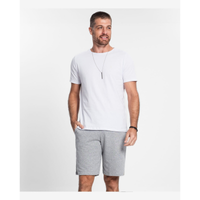 Imagem da oferta Bermuda Moletom Masculina Select Cinza