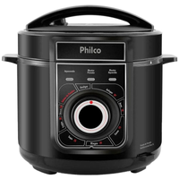 Imagem da oferta Panela de Pressão Multifuncional Philco 5L Inox - PPP02