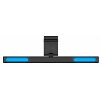 Imagem da oferta Luminária Led para Monitor Rise Mode Lumina 40cm RGB monitores 27" a 31,5" polegadas Plano Preto - RM-LMF-40-B-RGB