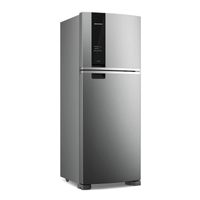 Imagem da oferta Geladeira Brastemp Duplex BRM55FK Frost Free com Painel Click Black e Turbo Freezer 463L Inox