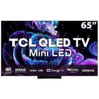 Imagem da oferta Smart TV QLED 65\" 4K TCL 65C835 Google TV 144 Hz-VRR Dolby Vision IQ +Atmos Audio Onkyo WiFi 6 Dual Band e Bluetooth In