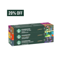 Imagem da oferta Kit Boas-Vindas Starbucks BY Nespresso - 60 Cápsulas - 20% OFF