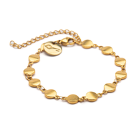 Imagem da oferta 10% OFF Pulseira Beatriz de Aço Dourado - Key Design - Acessórios Masculinos