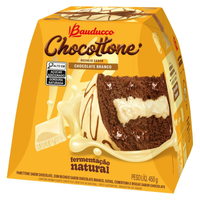 Imagem da oferta Chocottone Recheio Sabor Chocolate Branco Bauducco 450g | 6 unidades | Loja Bauducco