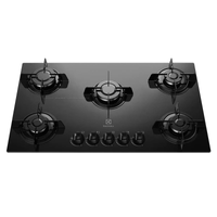 Imagem da oferta Cooktop a Gás Electrolux KE5GP 5 Bocas com Acendimento Automático Bivolt - Preto