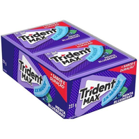 Imagem da oferta Chiclete Trident Max Menta Blueberry Display com 14 Unidades de 16,5g