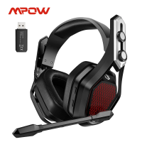 Imagem da oferta Headset Gamer sem Fio Mpow Iron Pro Wireless para PS5 PS4 e PC