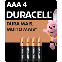 Imagem da oferta 2 Unidades Duracell Pilha Alcalina Aaa Palito Duracell Com 4 Unidades