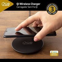 Imagem da oferta I2GO Carregador Sem Fio 10W Chumbo Preto i2GO PRO