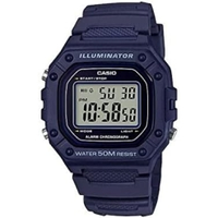 Imagem da oferta Relógio Casio Digital Azul W-218H-2AVDF