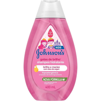 Imagem da oferta Shampoogotas de Brilho Johnson'S Baby Rosa 400 Ml