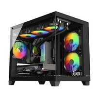 Imagem da oferta Gabinete Gamer KBM! GAMING GN210 Mini Tower M-ATX Lateral e Frontal em Vidro Preto - KGGN210PT