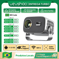 Imagem da oferta Projetor Vevshao A12 Full HD 1080p Android 11 Wifi 6 350 ANSI lumens