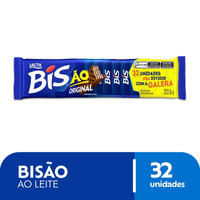 Imagem da oferta 2 Unidades Bisão Original Ao Leite 201,6g