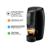 Imagem da oferta Cafeteira Espresso Tres Lov Preto