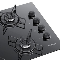 Imagem da oferta Cooktop 4 Bocas Itatiaia Essencial com Mesa de Vidro Temperado e Acendimento Automático Preto Bivolt