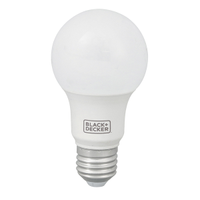 Imagem da oferta Lâmpada de LED E27 Bulbo 9W 803lm Luz Branca Bivolt Black + Decker