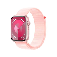 Imagem da oferta Apple Watch Series 9 GPS Caixa Rosa de Alumínio 45mm Pulseira Loop Esportiva Rosa-clara (Neutro em Carbono)