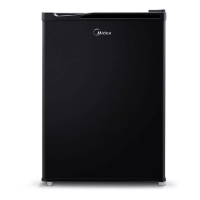 Imagem da oferta Frigobar Midea 67 Litros Black Edition Cor Preto 127v