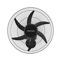 Imagem da oferta Ventilador de parede Ventisol Turbo 6 Steel Osc 6 pás 50cm 200w - Bivolt