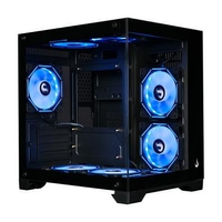 Imagem da oferta Gabinete Gamer Rise Mode Galaxy Glass M Mini M-ATX Lateral e Frontal em Vidro Temperado Preto - RM-GA-GGMN-FB