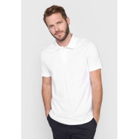 Imagem da oferta Camisa Polo Hering Reta Lisa Branca