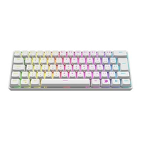 Imagem da oferta Teclado Mecânico Gamer KBM! GAMING TG600 Branco 60% e ABNT2 RGB Switch Gateron Red - KGTG600BRVR