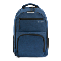 Imagem da oferta 02 unidades - Mochila Masculina Grande Executiva para Notebook México Azul Escura |