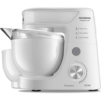 Imagem da oferta Batedeira Planetária Mondial Branco/Inox 700W 220V - BP-01P-W