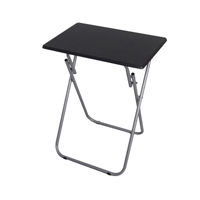 Imagem da oferta Mesa Dobrável Le Wood 66x48cm Preto Mdf Metal