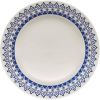 Imagem da oferta Conjunto com 6 Pratos Biona Donna Grécia Azul/Marfim 24 cm