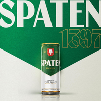 Imagem da oferta Cerveja Munich Helles Puro Malte Spaten Lata 350ml