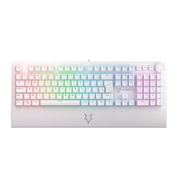 Imagem da oferta Teclado Mecânico Gamer Husky Anchorage Full Size Branco ABNT2 RGB Switch Gateron EF Red - HTG200BRVR