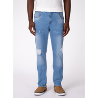 Imagem da oferta Calça Slim Jeans TNG Com Puídos Tam 46