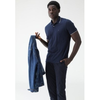 Imagem da oferta Camisa Polo Aramis 4 Frisos Azul