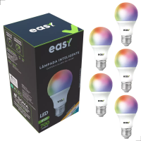 Imagem da oferta Kit 5 Lâmpadas Inteligente 10w Rgb Smart Bivolt